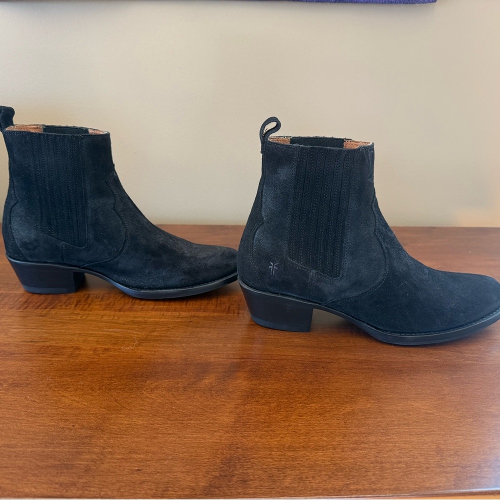Frye Diana Chelsea Suede Ankle Boots